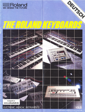 Roland Katalog Keyboards Volume 5 1984 deutsch