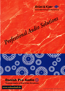 Brüel & Kjær Danish Pro Audio Catalog Series 4000