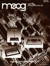 Moog Catalog Synthesizers 1982 english
