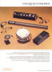 Moog Brochure Synthesizer Accessories 1980 english