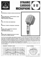AKG Brochure D12 Microphone