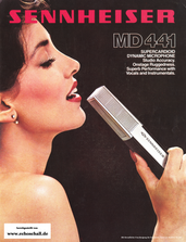 Sennheiser Brochure MD441 Microphone 1982 english