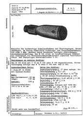 Neumann Gefell Typenblatt M14b Mikrofon 1957 deutsch