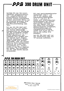 PPG Prospekt 390 Drum Unit deutsch