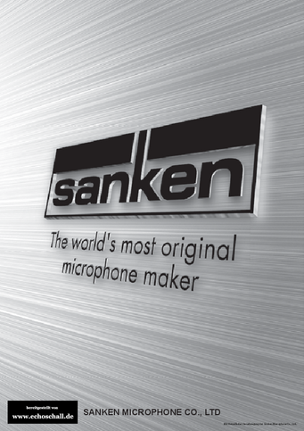 Sanken Catalog Microphones 2010 english