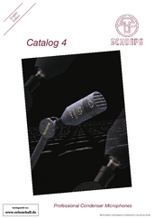 Schoeps Catalog 4 Microphones 2001 english